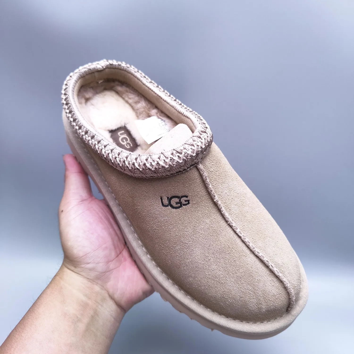 💰440 UGG sheepskin one-piece snow boots for women 5955 men's shoes 5950 one-legged home style for men and women Color: Maroon Black Sand Gray Chocolate Number: 35-45